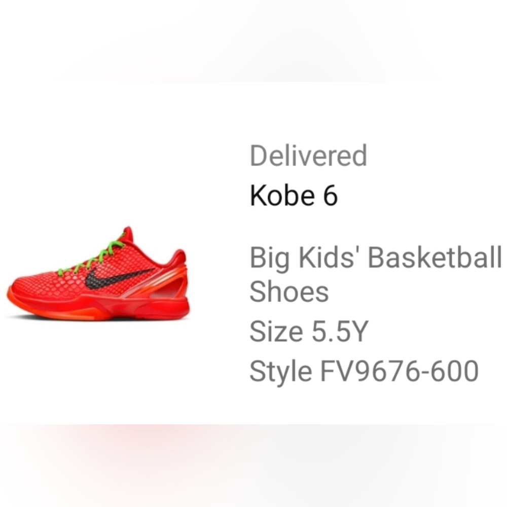 Nike Kobe 6 Protro Reverse Grinch
